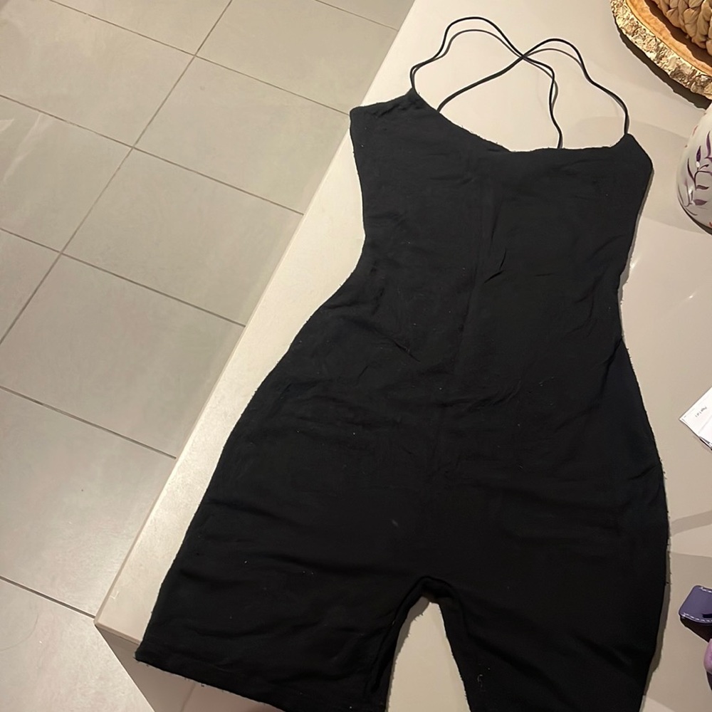 Naked wardrobe black romper